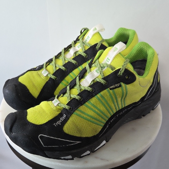 treksta Shoes - NESTFIT Edict GTX Women's Trail Shoes in Lime Green and Black Size 10